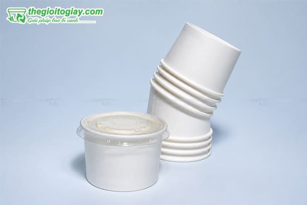 Bát giấy 120ml (4oz) dùng 1 lần