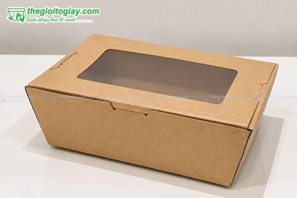 Hộp giấy có cửa sổ trong suốt