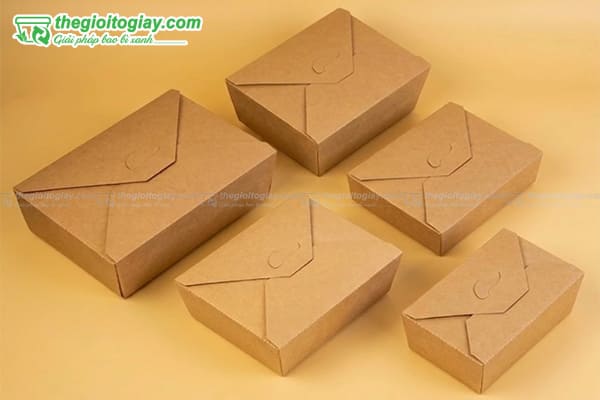 Kích thước hộp giấy nắp gài