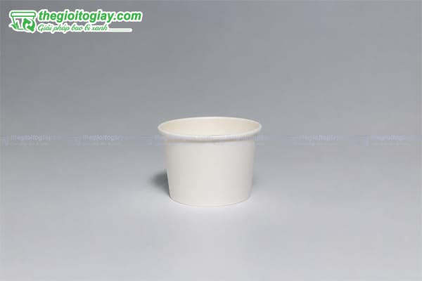 Tô giấy trắng 120ml