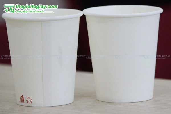 Mẫu ly giấy trắng 8oz