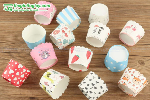 Ly giấy cupcake đẹp