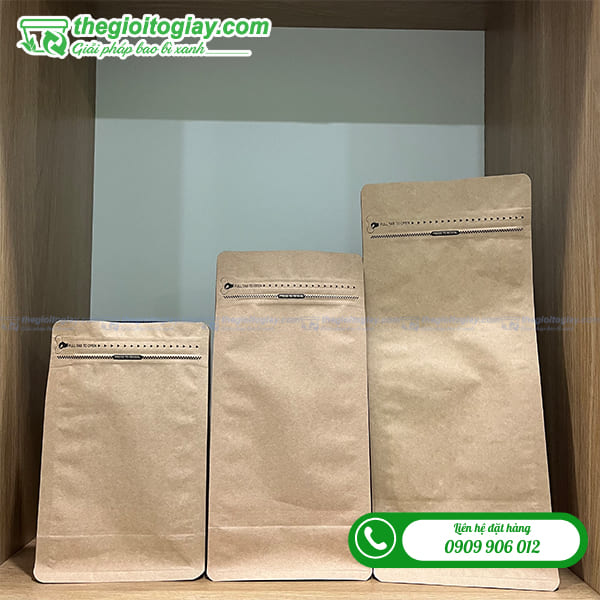 Túi zip giấy 8 cạnh