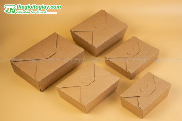 Hộp giấy đựng thức ăn mang đi