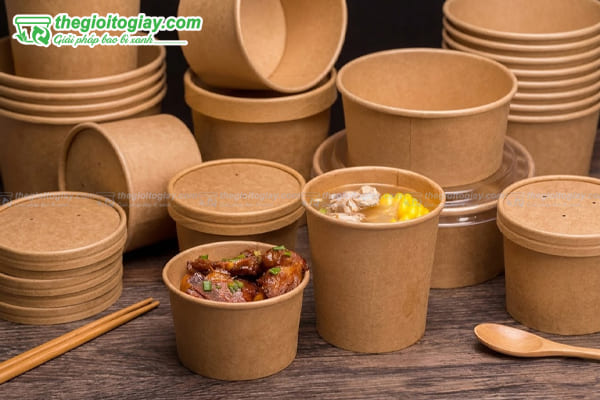 Hộp giấy đựng thức ăn nước
