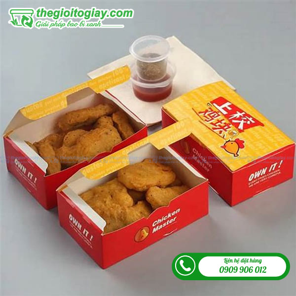In hộp giấy đựng thực phẩm