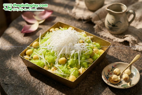 Hộp giấy kraft đựng xôi