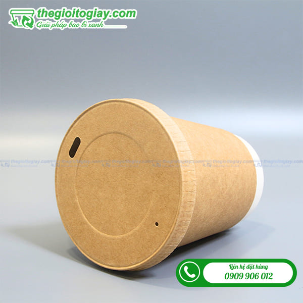 Nắp giấy nâu kraft