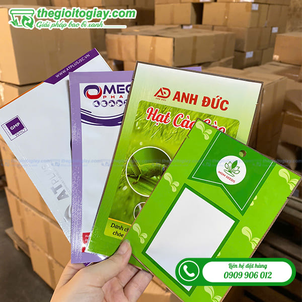 Mẫu túi ép 3 biên đẹp