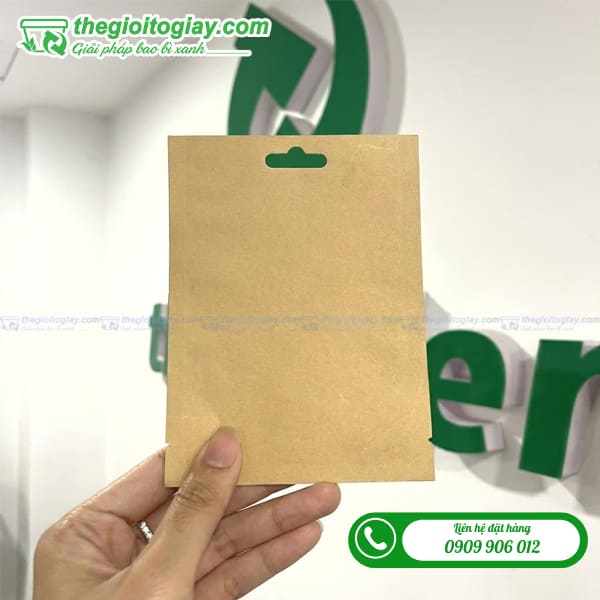 Mẫu túi giấy 3 biên
