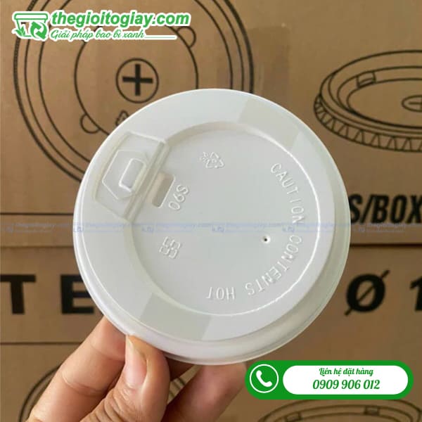 Nắp nút bật trắng