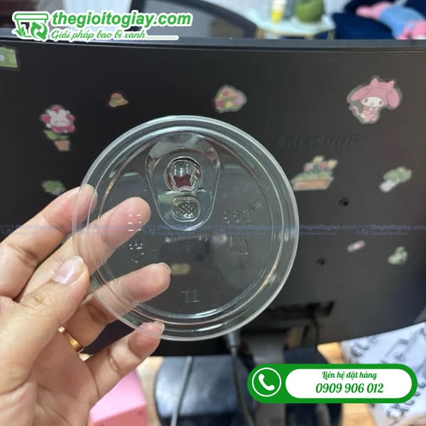 Nắp nút bật trong suốt