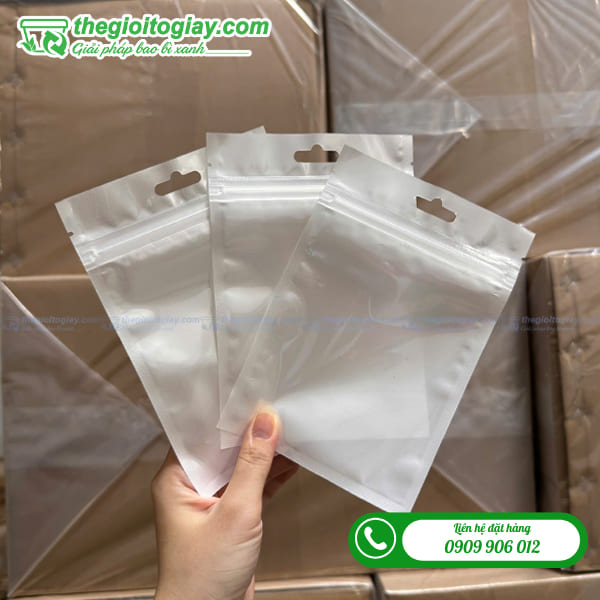 Túi 3 biên đục lỗ treo