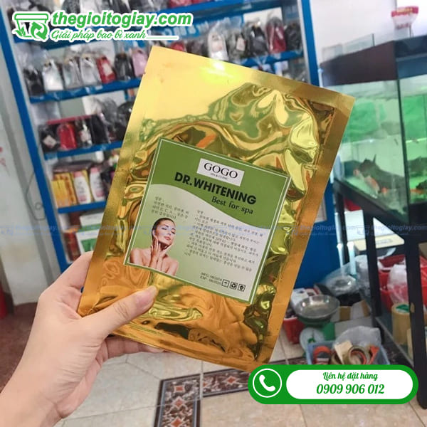 Túi 3 biên mặt vàng