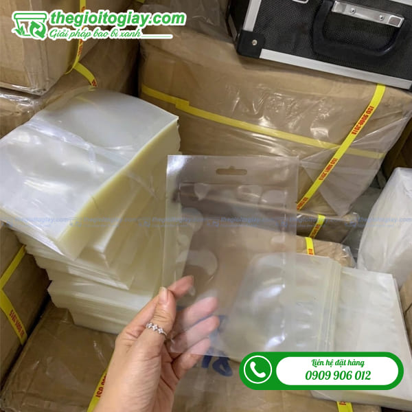 Túi 3 biên trong suốt