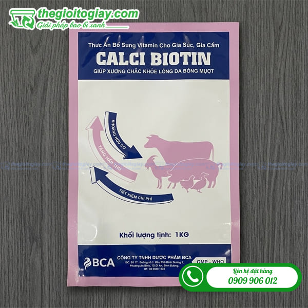Túi ép 3 biên in logo thương hiệu
