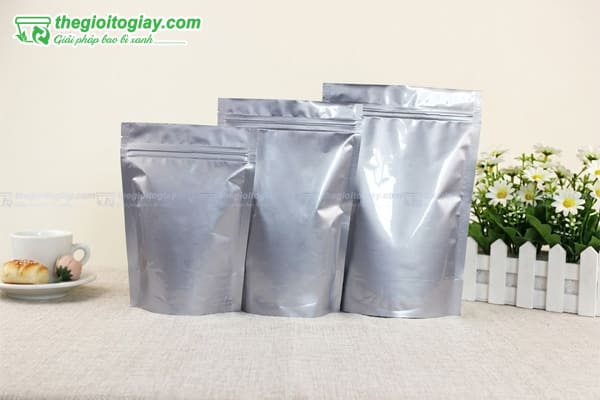 Túi zip bạc chất lượng