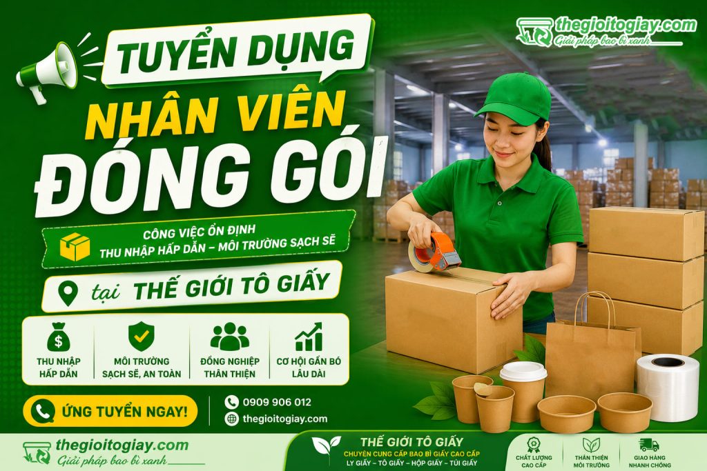 Tuyển dụng nhân viên đóng gói