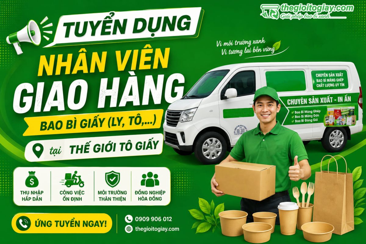 Tuyển dụng nhân viên giao hàng