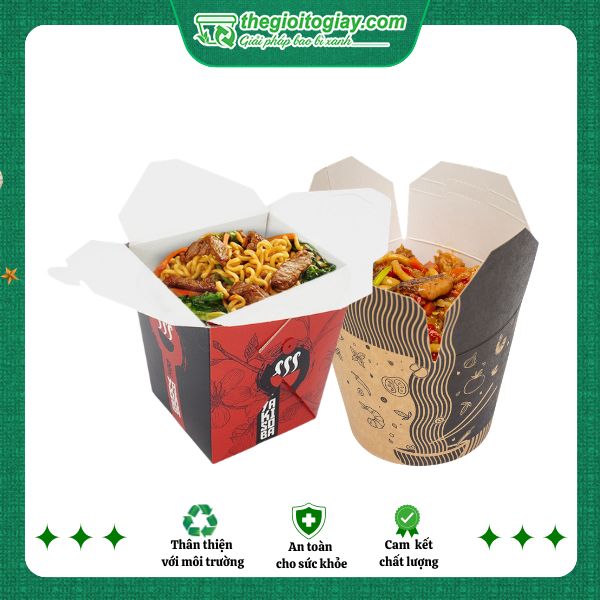 Hộp giấy đựng mì